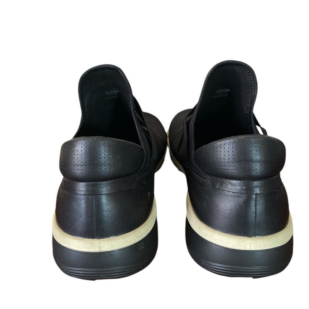 Ecco Shoes Men's Size 14 Black Slip-On Sneakers - Picture 8 of 13